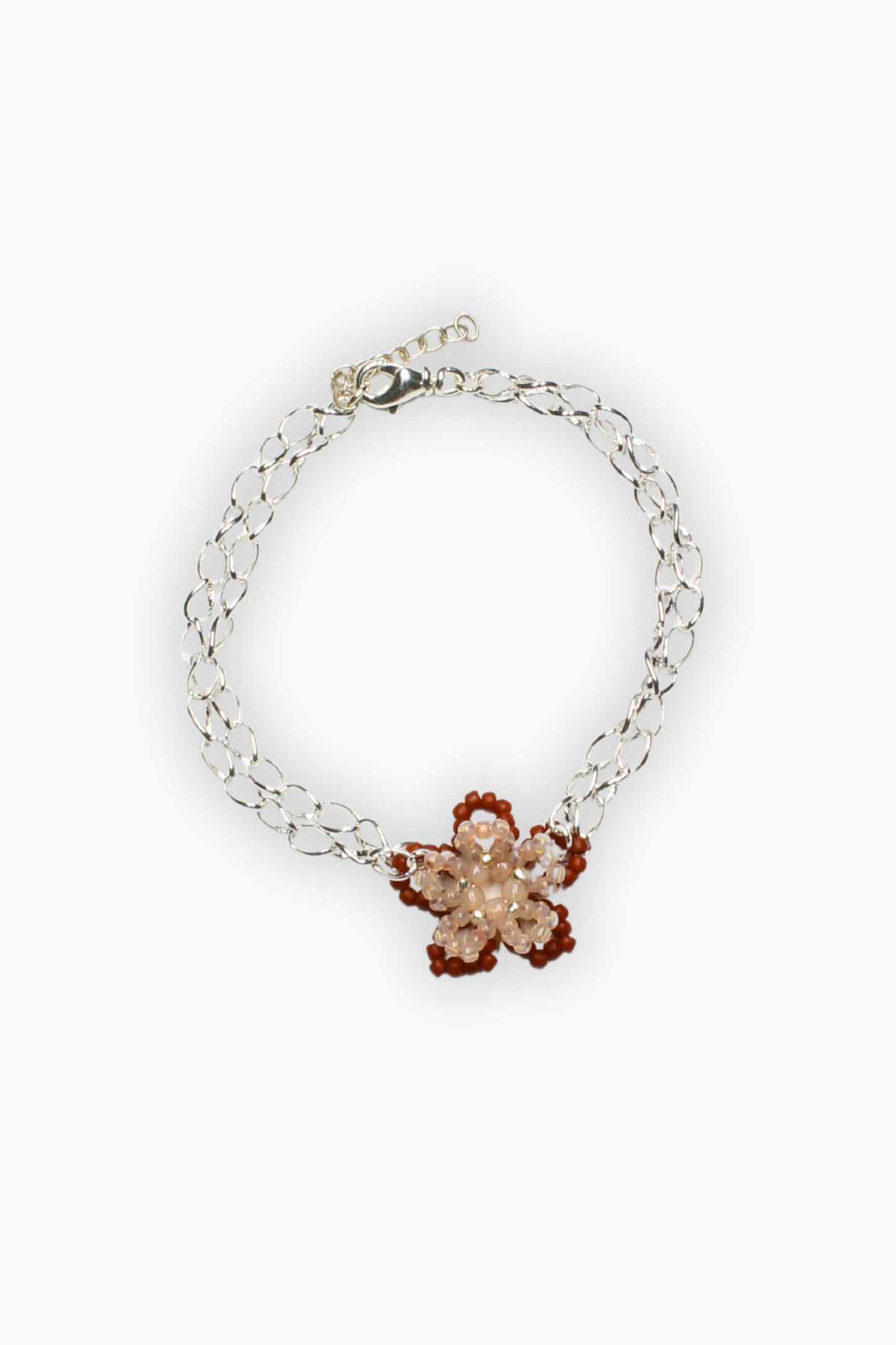 "BRACCIALE FIORE D'AUTUNNO ARGENTO"