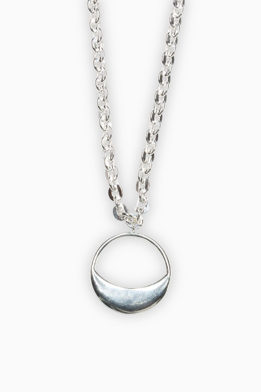 "COLLANA HALF MOON ARGENTO"