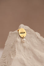 "GRACE SINGLE EARRING WITH STONE"