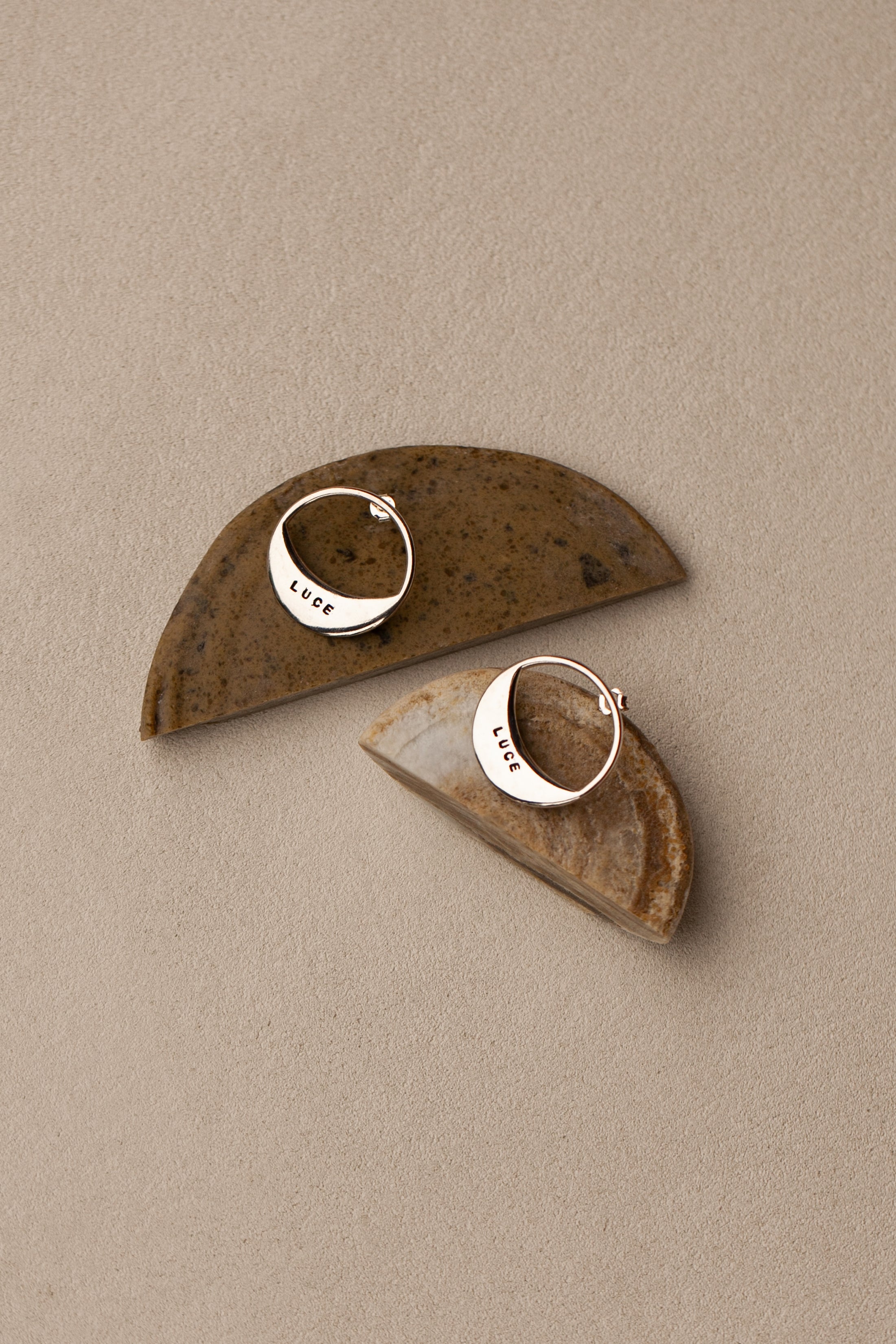 "Orecchini Half Moon"