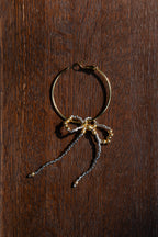 "Monorecchino Fioccone Gold e Silver"