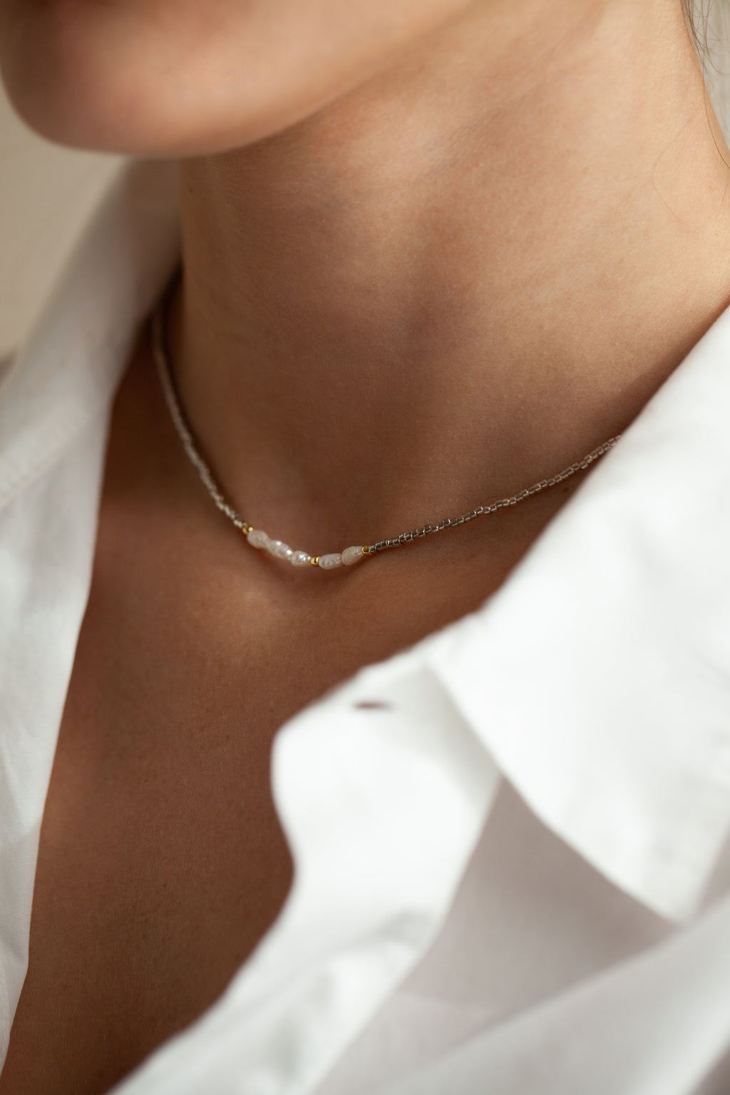 “Girocollo Essenziale Perles”