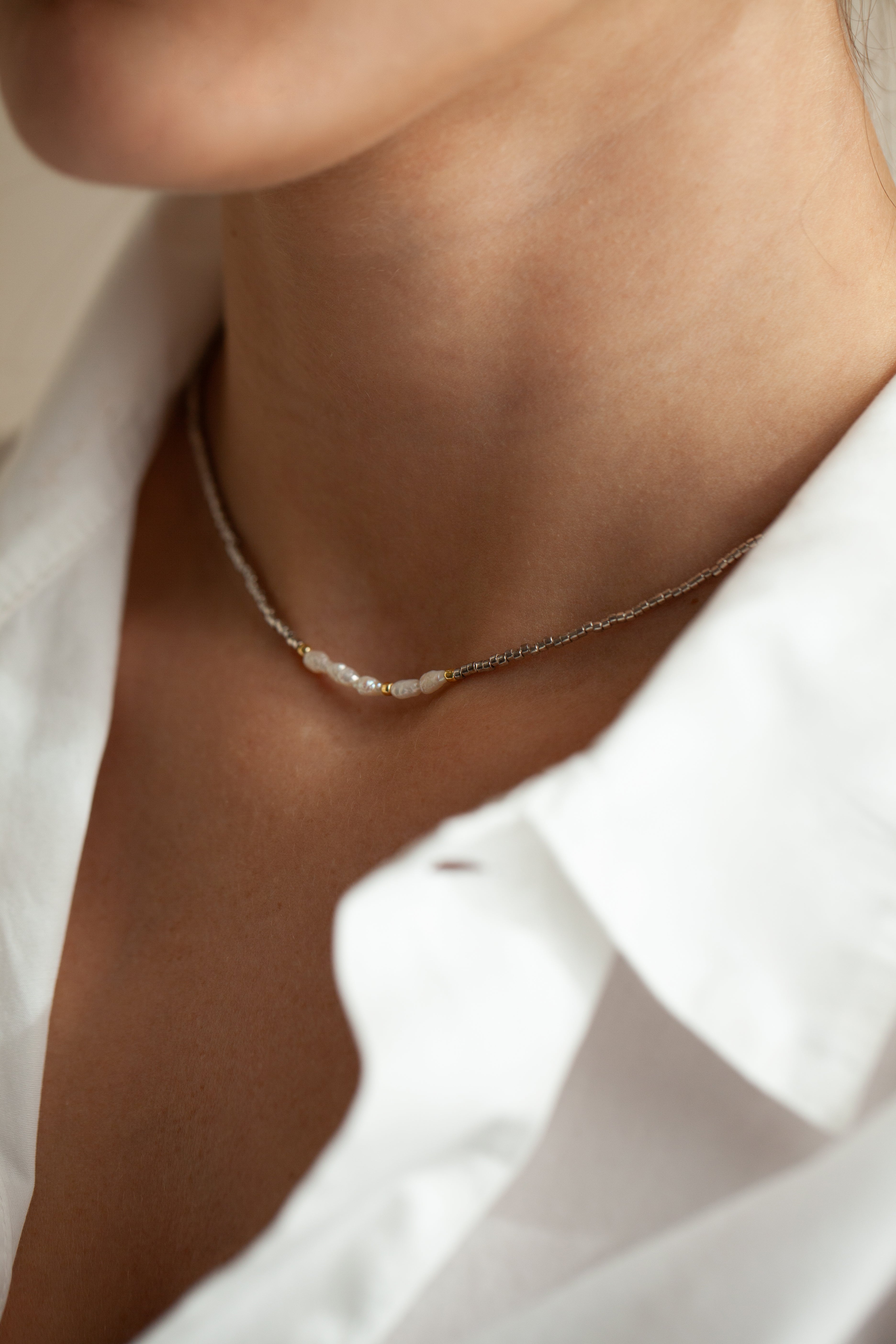 “Girocollo Essenziale Perles”