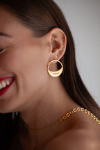 "Orecchini Half Moon"