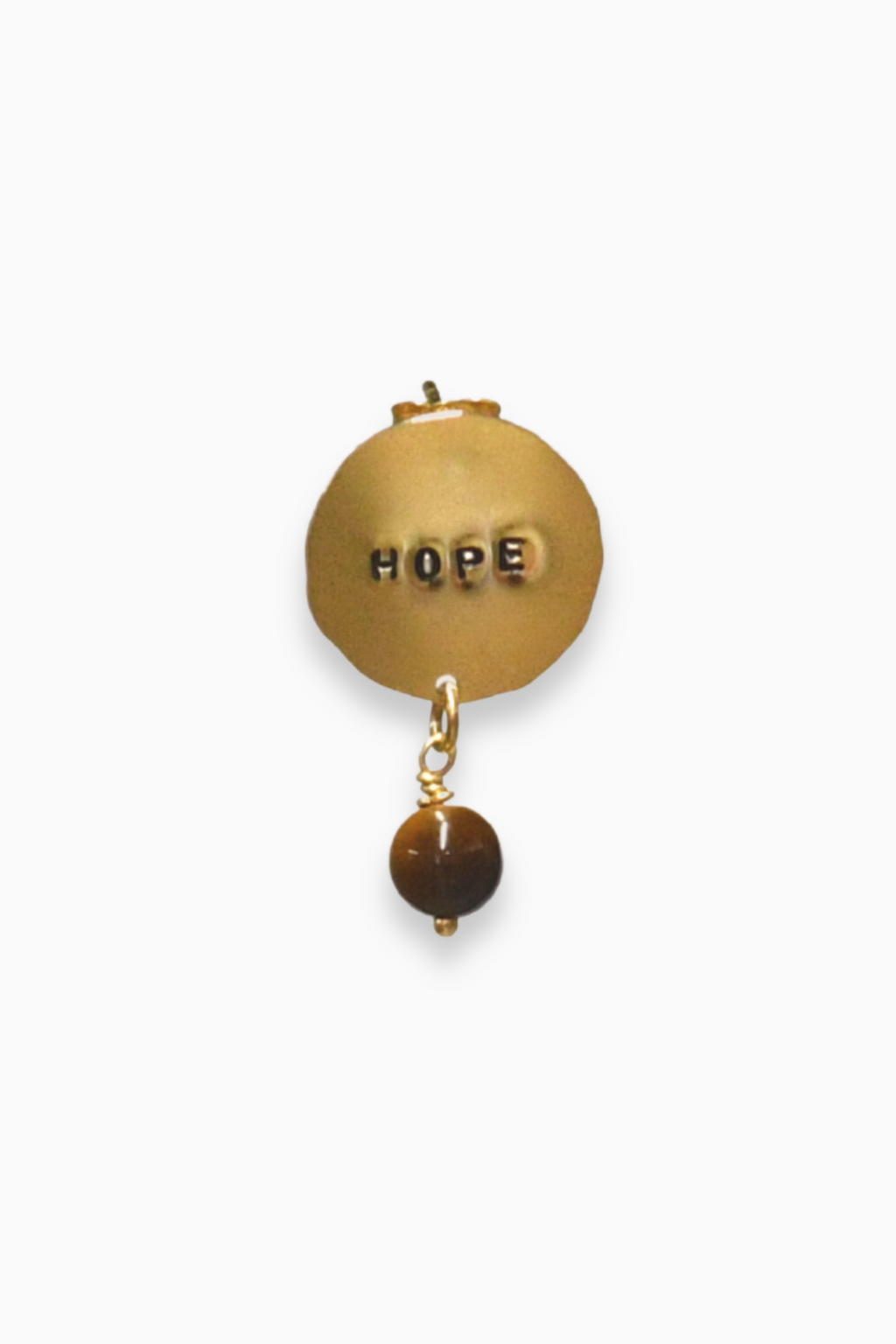 "GRACE SINGLE EARRING WITH STONE"