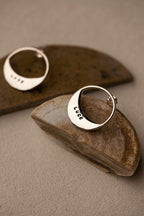 "Orecchini Half Moon"